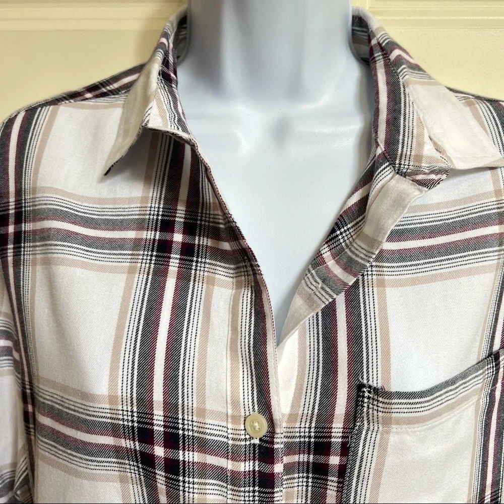 OLD NAVY‎ BOYFRIEND BUTTON DOWN LONG SLEEVE TUNIC WOMEN’S SHIRT SIZE S - Picture 10 of 15